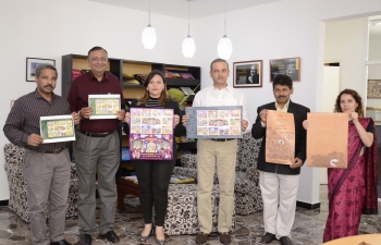 Ambassador of India in Venezuela released sets of Postal Stamp of Ramayana following release by PM Shri Narendra Modi at Varanasi